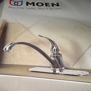 Moen Polished Chrome Faucet/sidespray